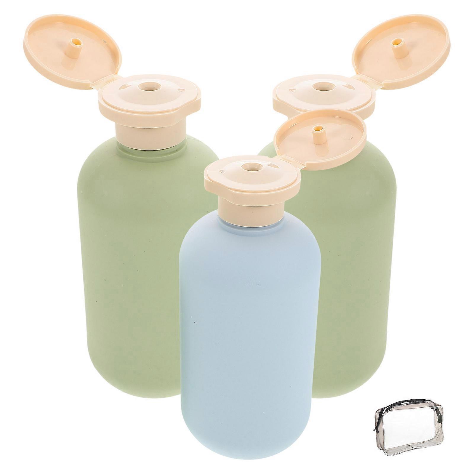 Empty Squeeze Bottle Set for Daily Use and Travel Designed for Women and Travelers Made from Multi Plastic for Refillable Bottles 3Pcs