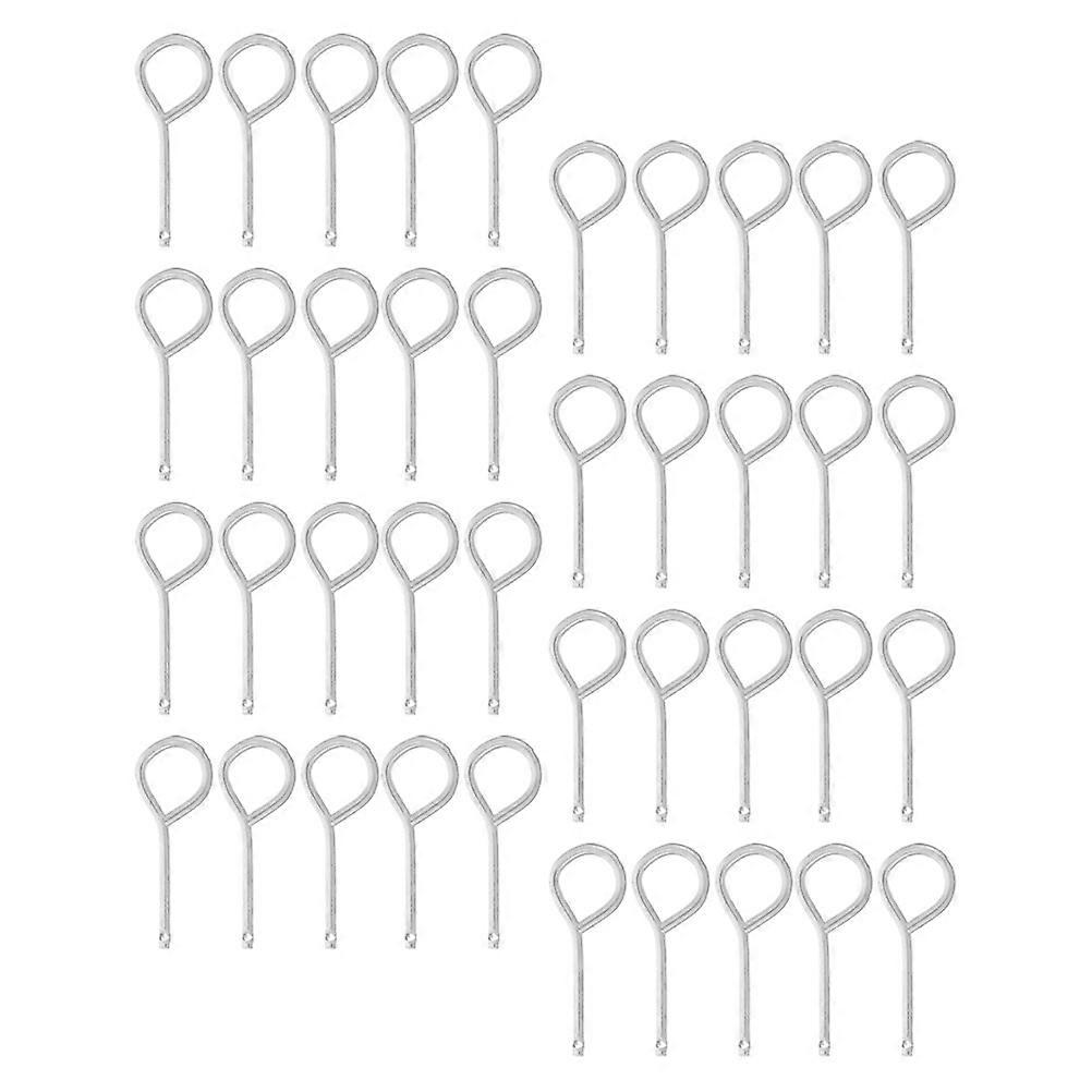 Fire Extinguisher Pin Set for Safety Use with 120 Iron Pins Silver Color