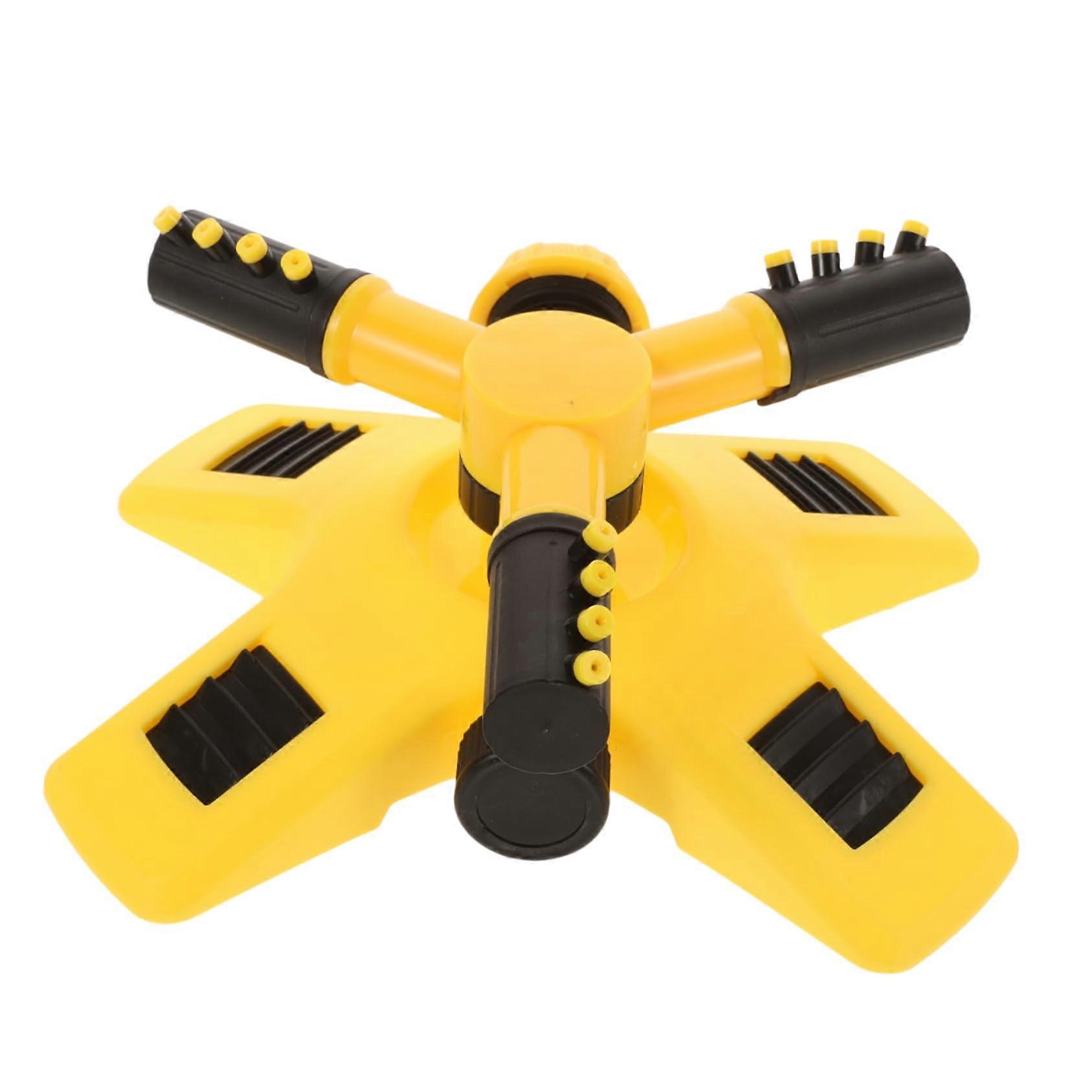 Garden Sprinkler 360° Automatic Rotation Rotary Lawn Sprinkler Wide Coverage Durable Outdoor
