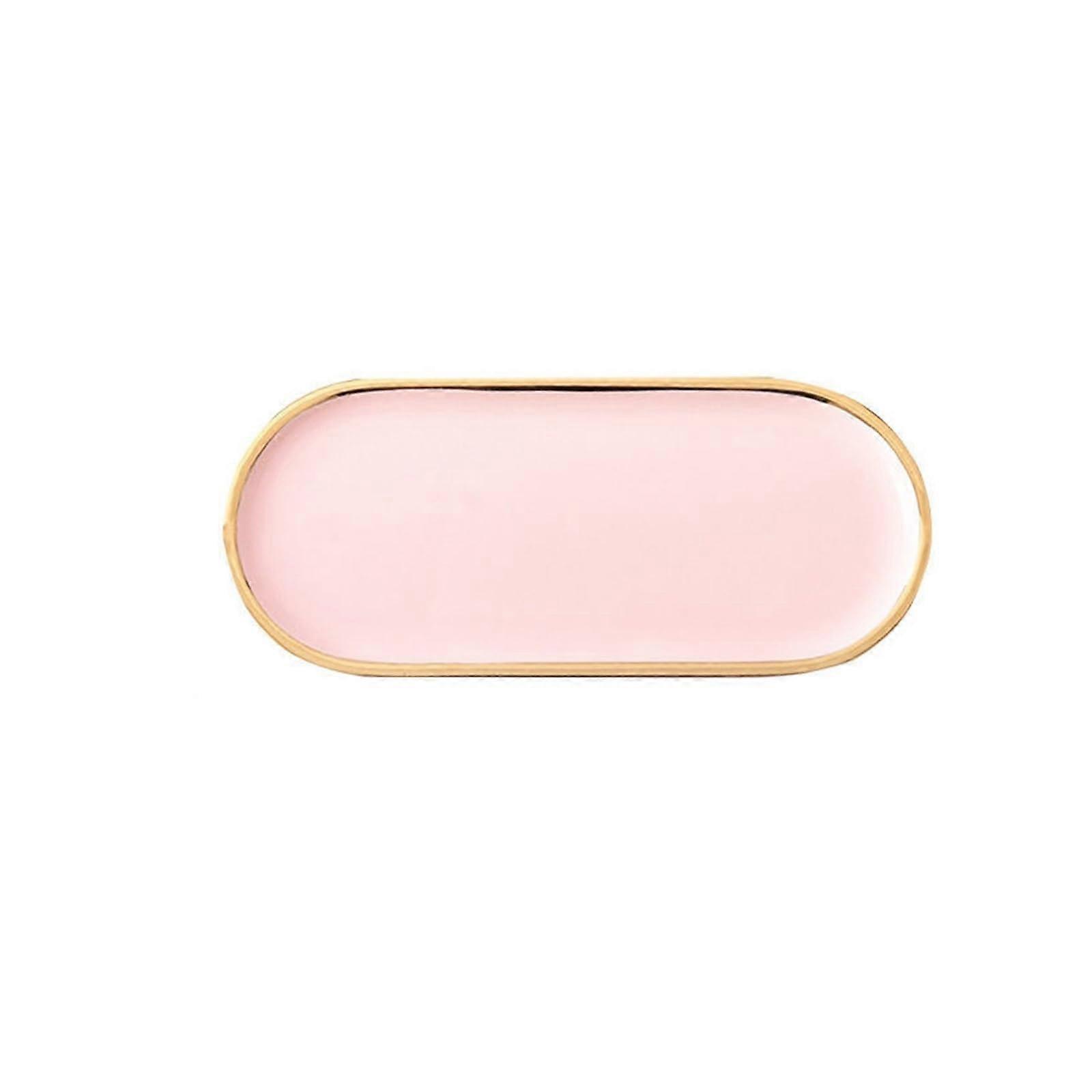 Ceramic Jewelry Tray for Bathroom Storage and Vanity Organization, Durable MultiPurpose Holder