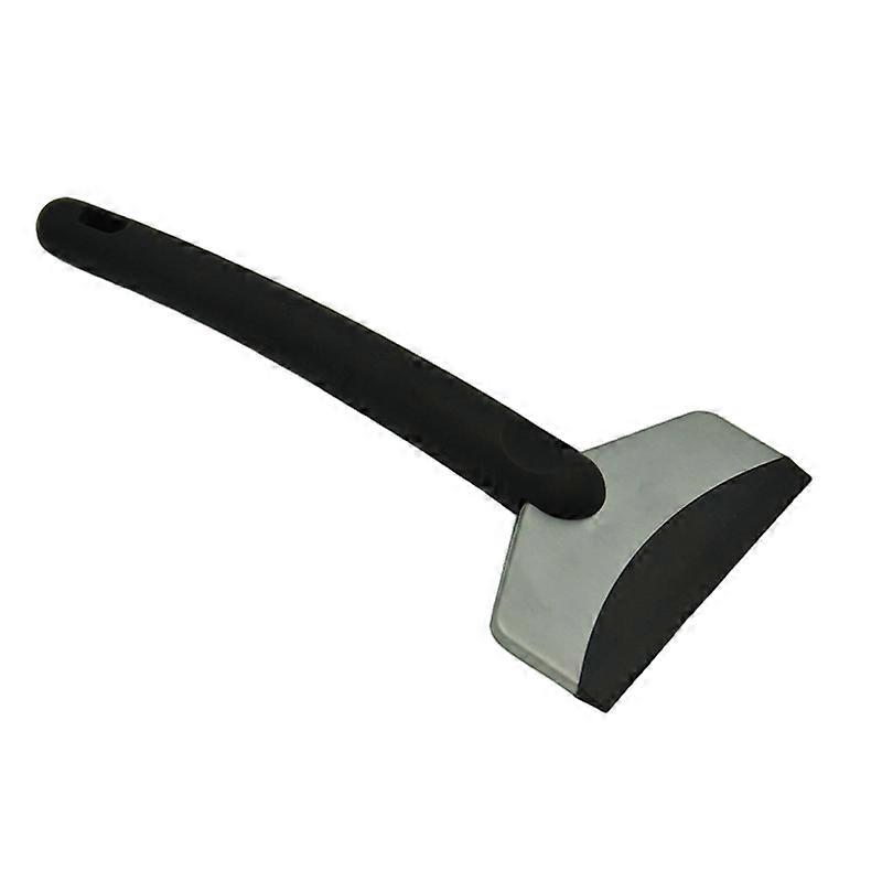 Solid painted handle snow removal and defrosting tool compatible with refrigerators
