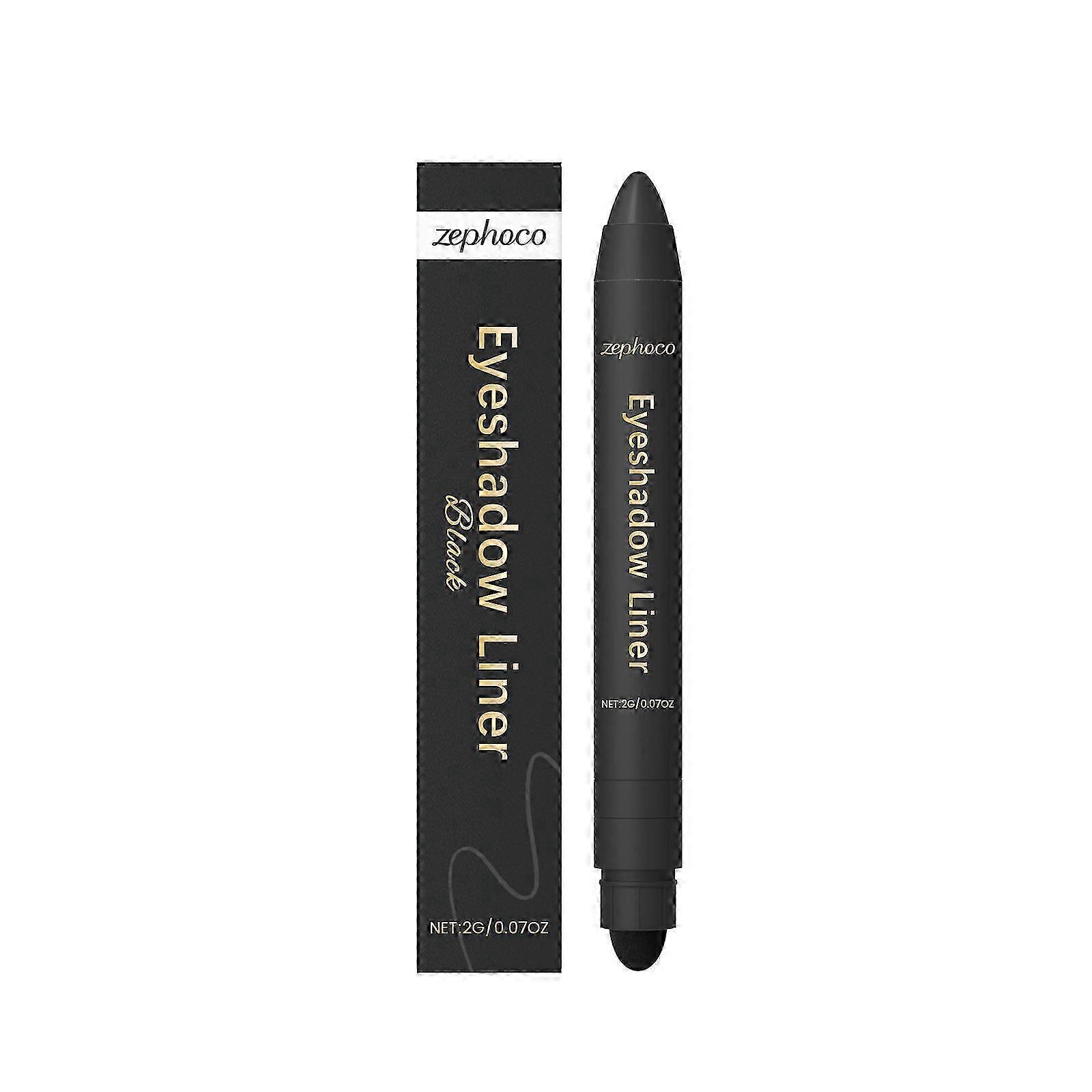 2 In 1 Eyeliner Pen, Waterproof Sweatproof Long-Lasting Smooth Easy Application Color Rendering Eyeshadow