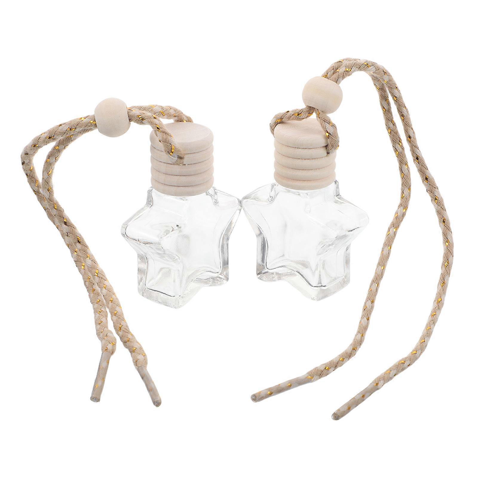 Five-Pointed Star Car Freshener Pendant for Aromatherapy Use 2Pcs Pack