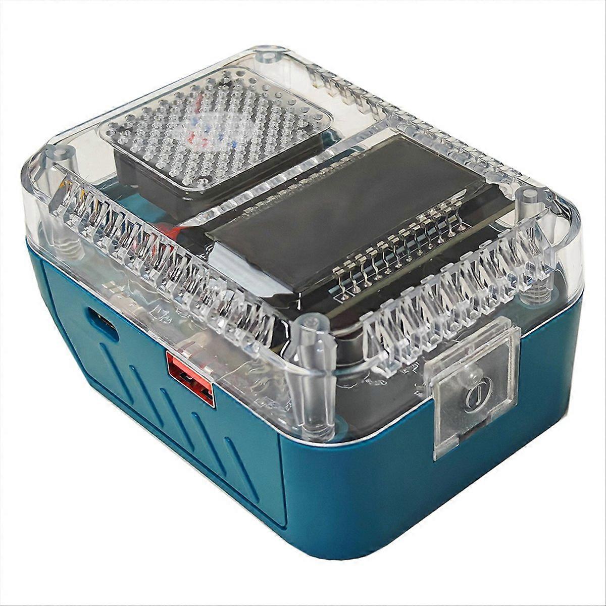 Digital Display Lithium Batteri Adapter Konverterer For Lader