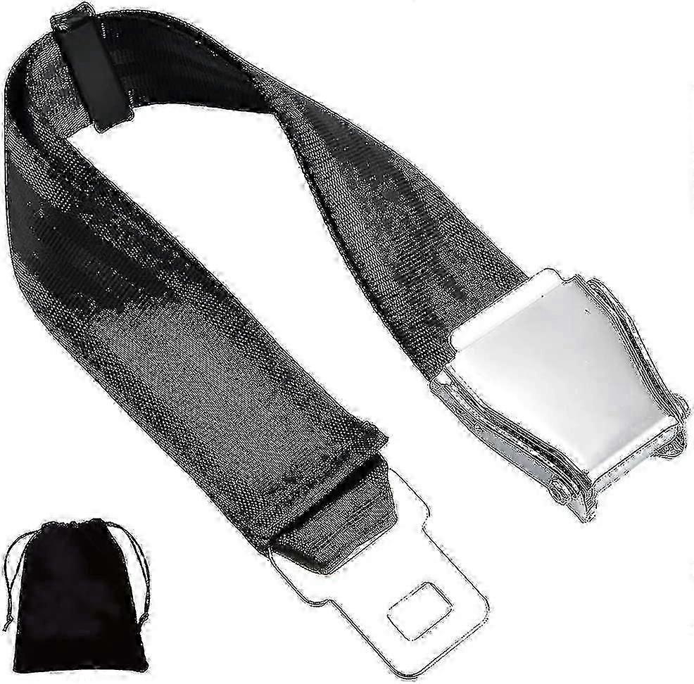 Extensor de correa para aeronaves con certificación E4, ajustable de 15,2 cm a 81,3 cm