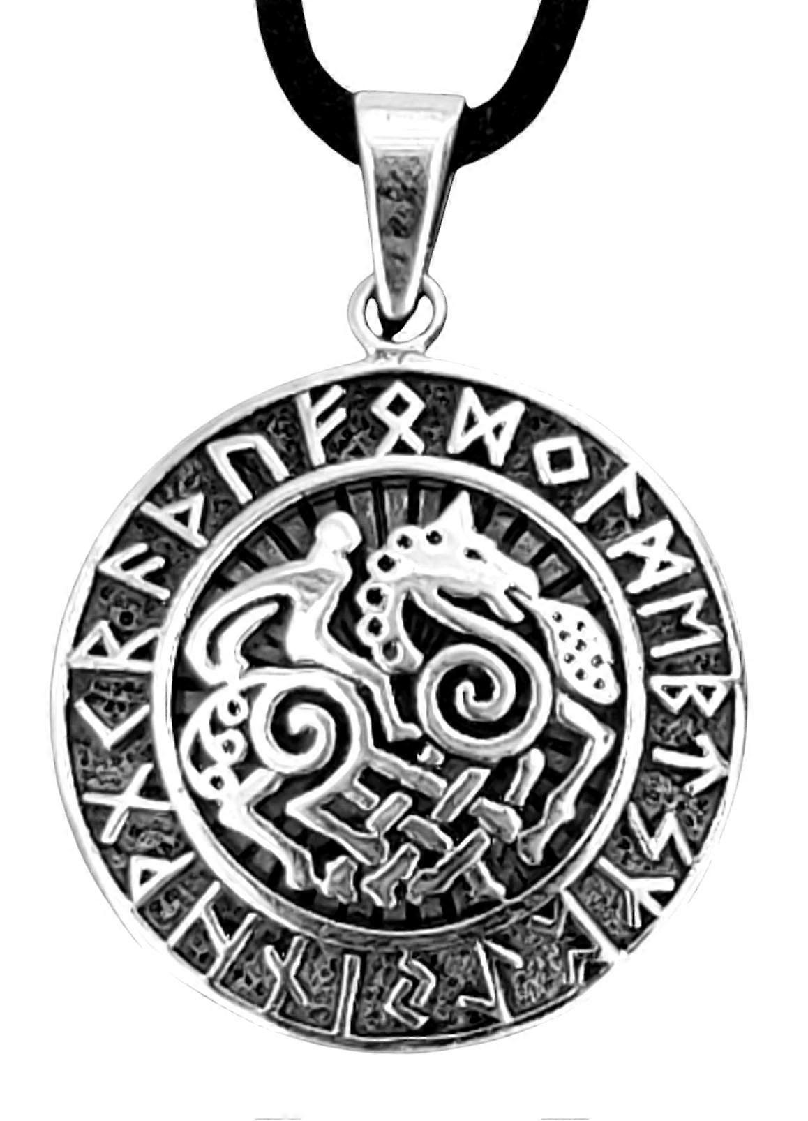 Sleipnir 377 con Cadena de Serpiente - Plata