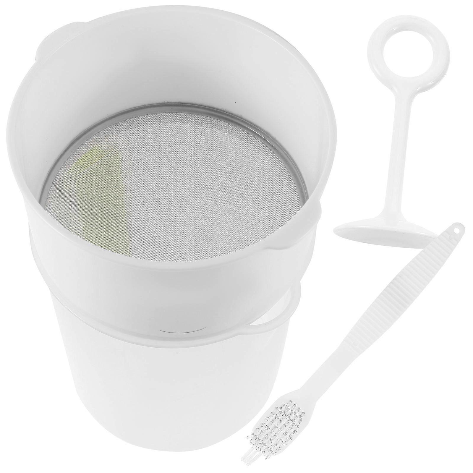 1 set of Food Strainer Yogurt Strainer Maker Soy Milk Filter Juice Filter Tea Filter