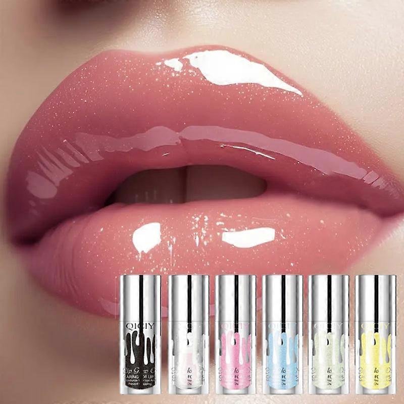 Pearlescent Color-Changing Lip Gloss,Natural Shining EffectLong-Lasting Moisturizing and Hydrating Lip Plumping Mirror Lip Glaze