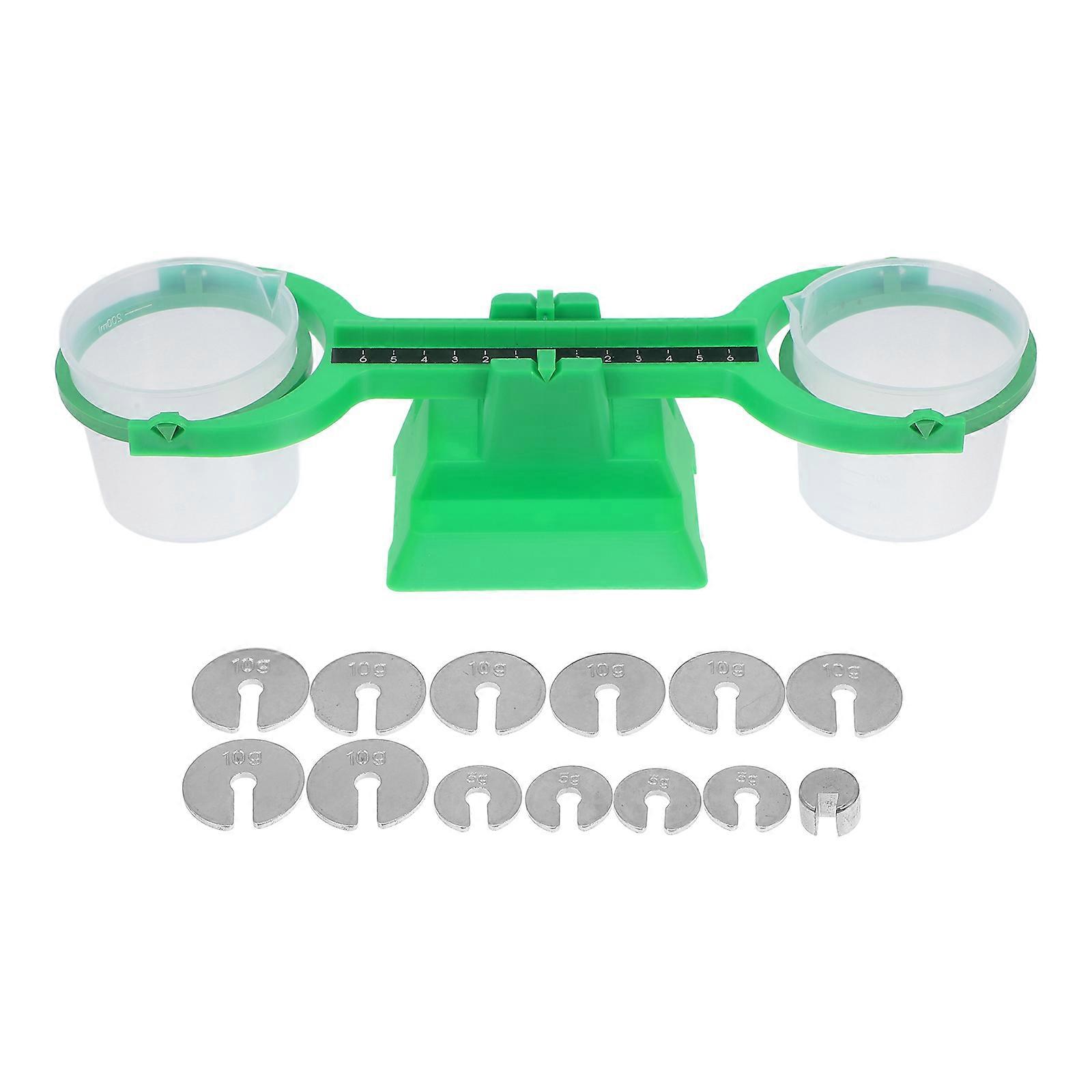 Mathematics Balance Scale with Weights for Learning 1Set Laboratory Experiment Scale
