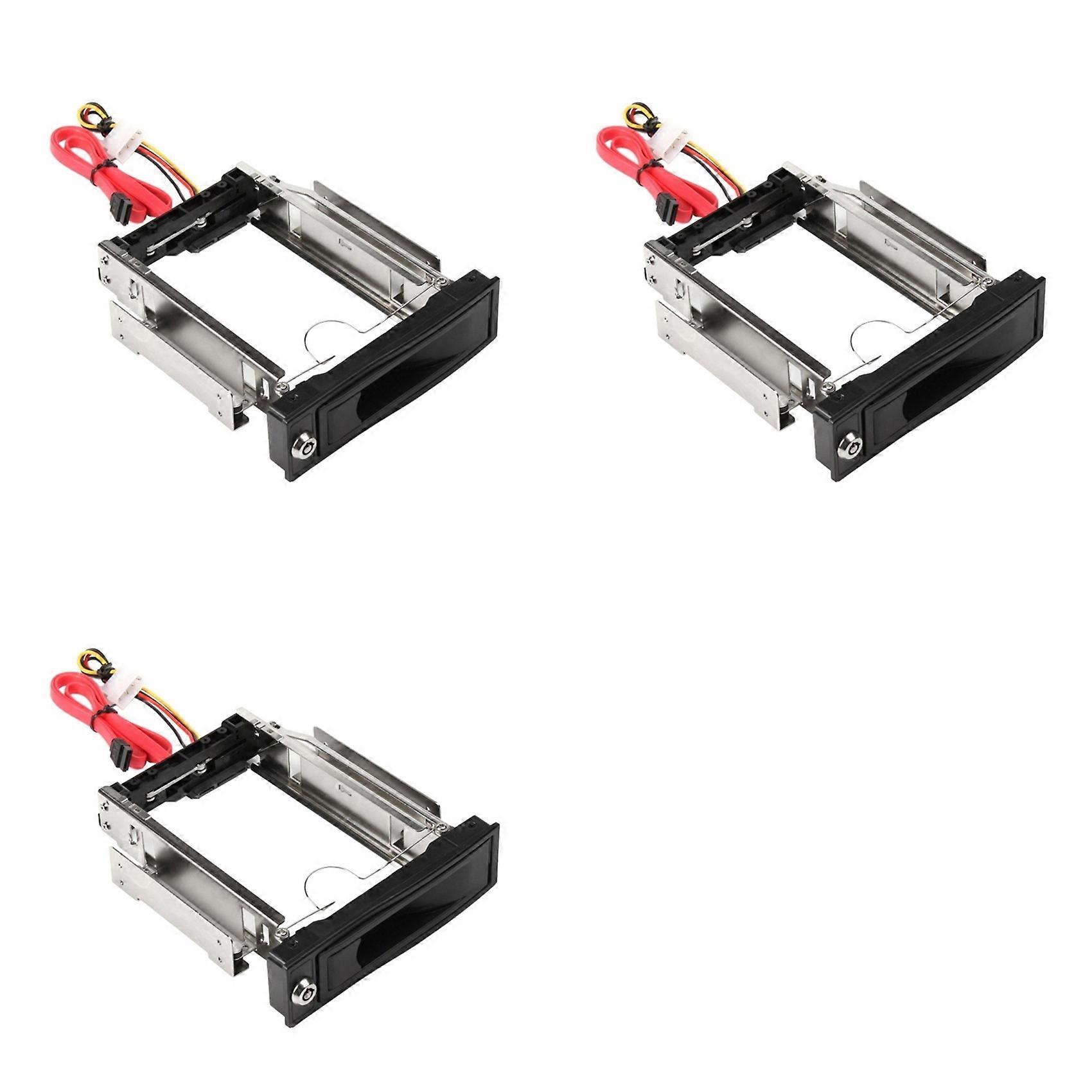 3pcs 3.5inch SSD to 5.25inch Bay Tray Hard HDD Mounting Dock Bracket Adapter Converter Frame for PC Computer