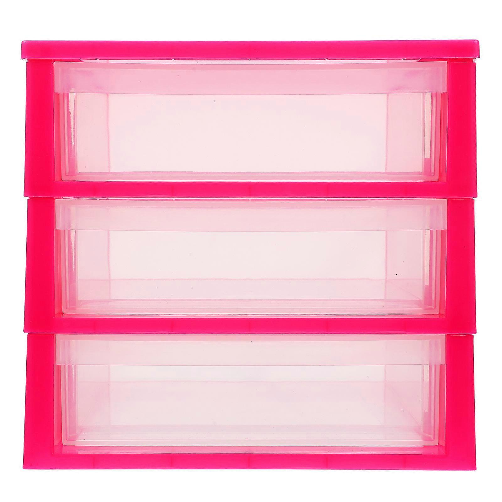 Plastic Storage Box Mini Desktop Drawer Case for Small Objects Makeup Organizer 1 Set Home Office Dorm Room