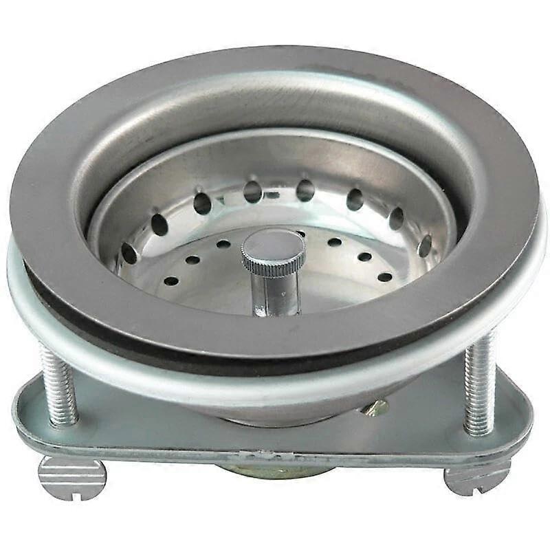 Stainless Steel Sink Strainer with EasyLift Basket Insert and Polished Chrome Finish for Keeney