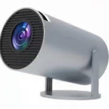 4K Projector 1080P Portable Home Theater Projector With Wireless Mirroring 100Inch Display Android Gunmetal Gray