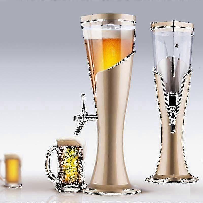 Beer Cooler Dispenser 3 Liter Plastic Beer Tower