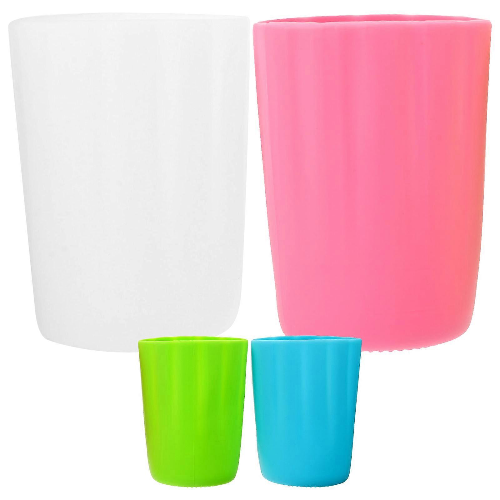 Water Bottle Protective Sleeve Silicone Cover 4Pcs Assorted Colors