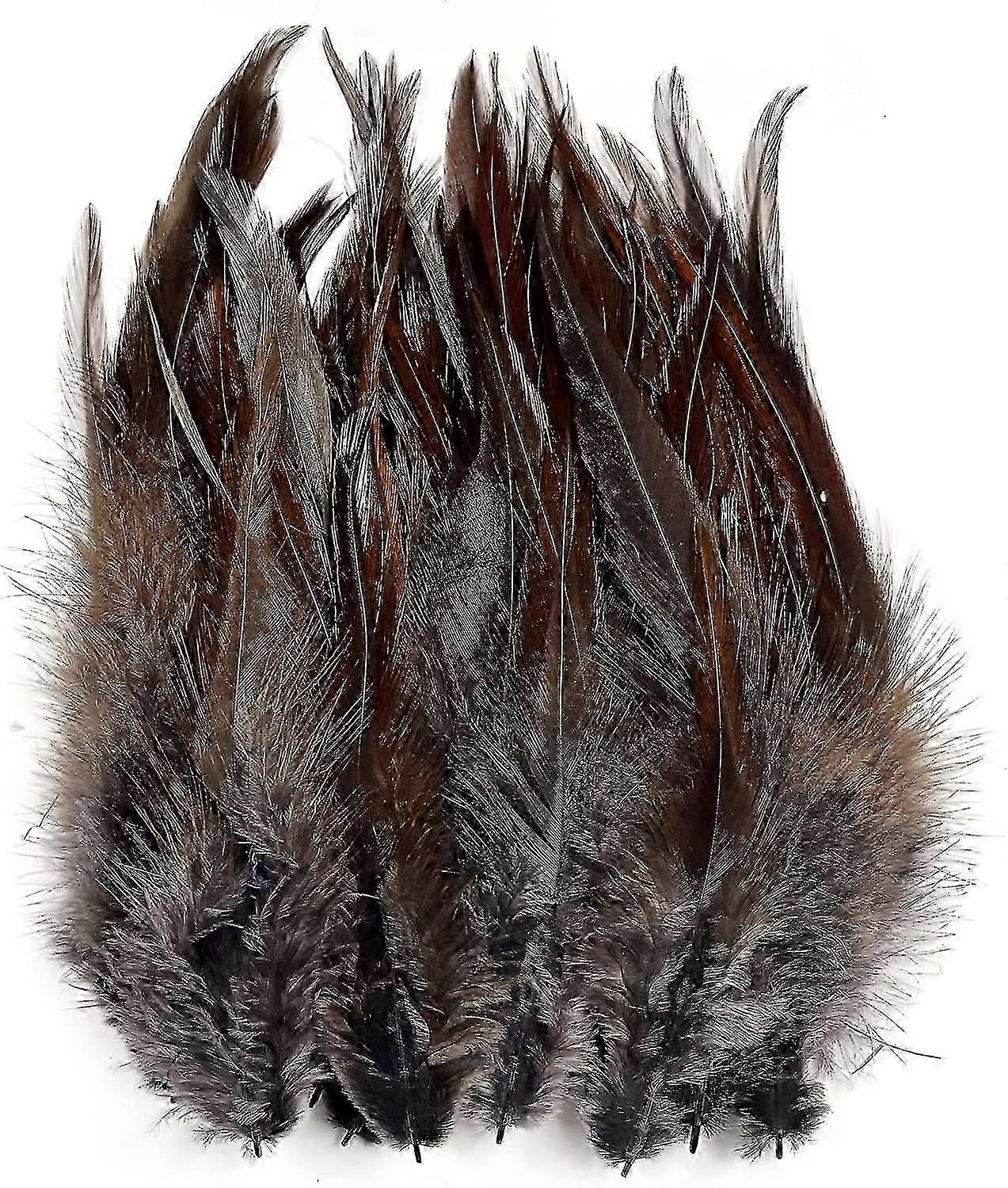 1000pcs Saddle Hackle Rooster Feather 26s