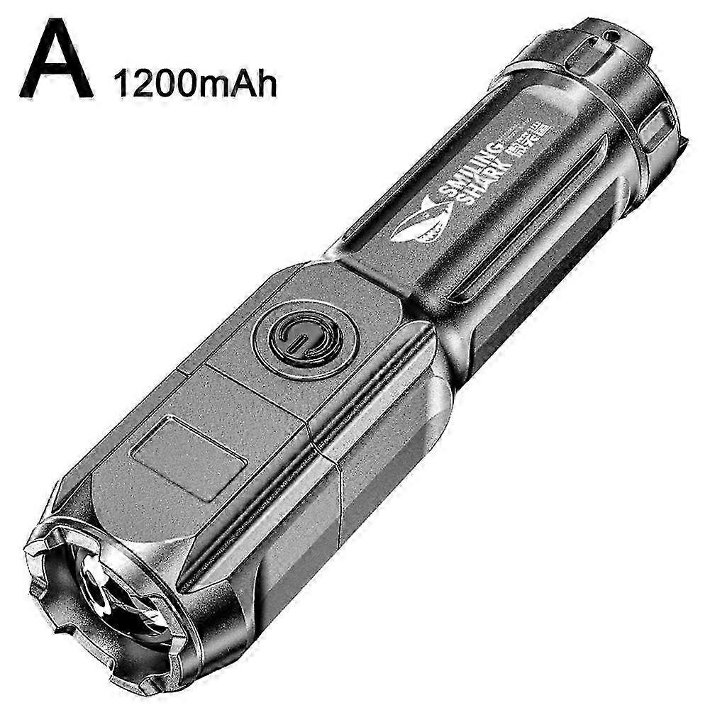 Telescopic Zoom Tactical Flashlights Rechargeable LED Torch LongRange Flashli 2025