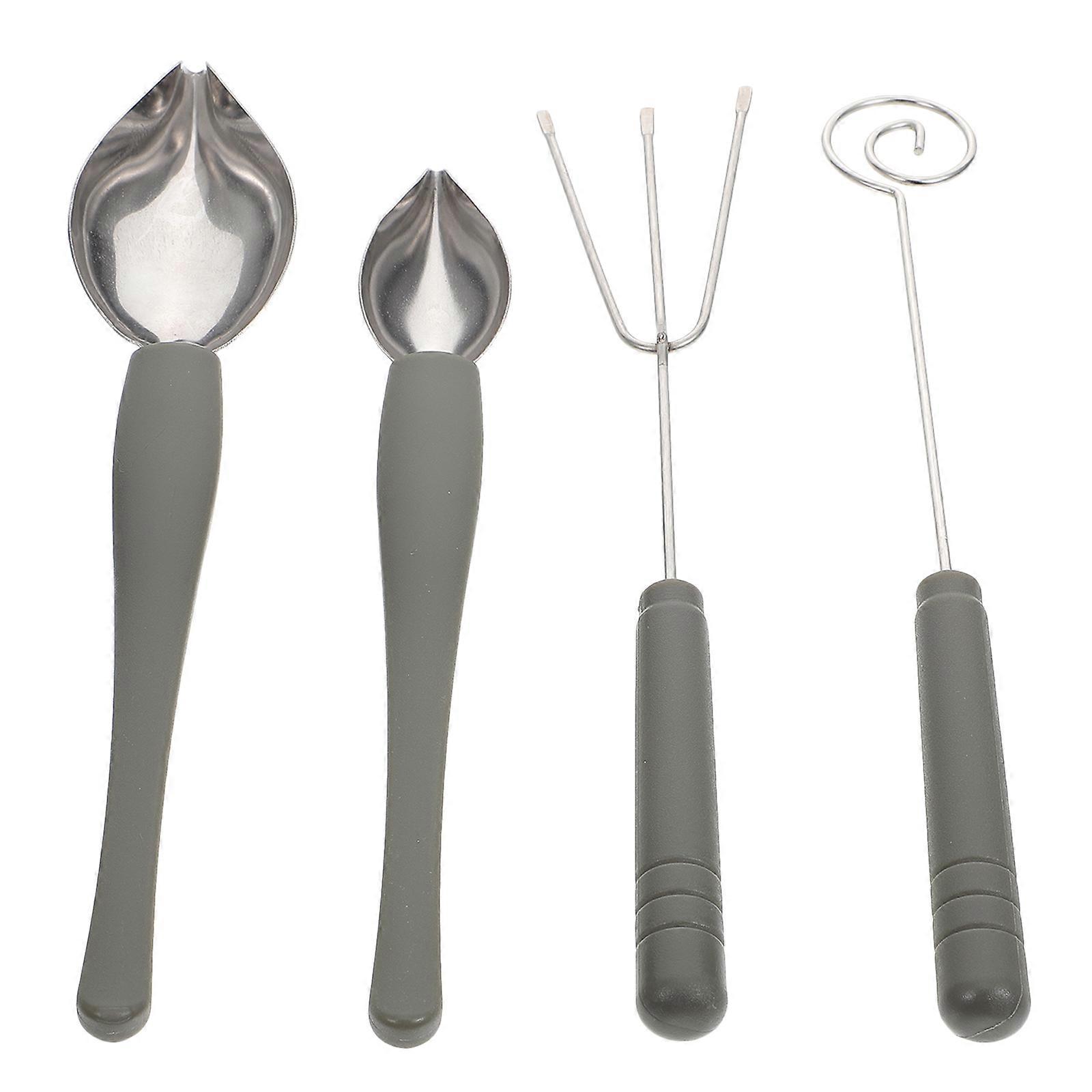 8Pcs Chocolate Dipping Tools Stainless Steel Dessert Tools for Kitchen Use