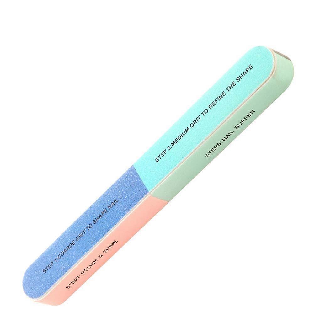 Nail Buffer and File Double Sided Buffing Stick Ergonomic Grip Waterproof Nail Sanding Tool
