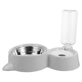 Wasserspender für Haustiere, Hundenapf mit automatischer Wasserzufuhr, 2-teiliges Set
