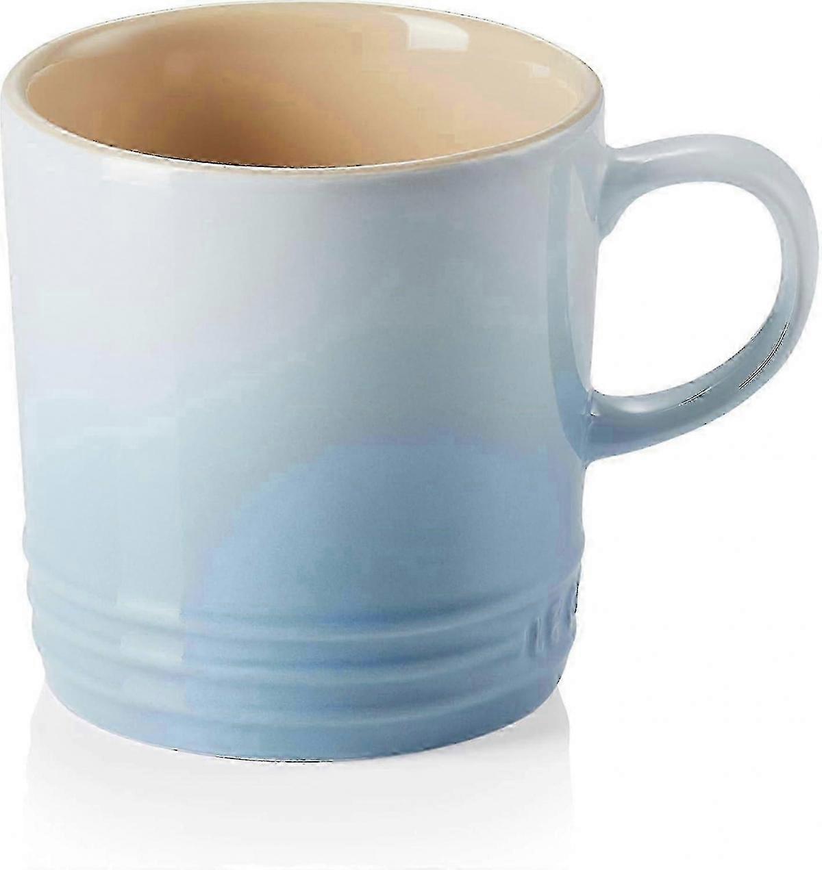 Kustblå stengodsmugg 350 ml