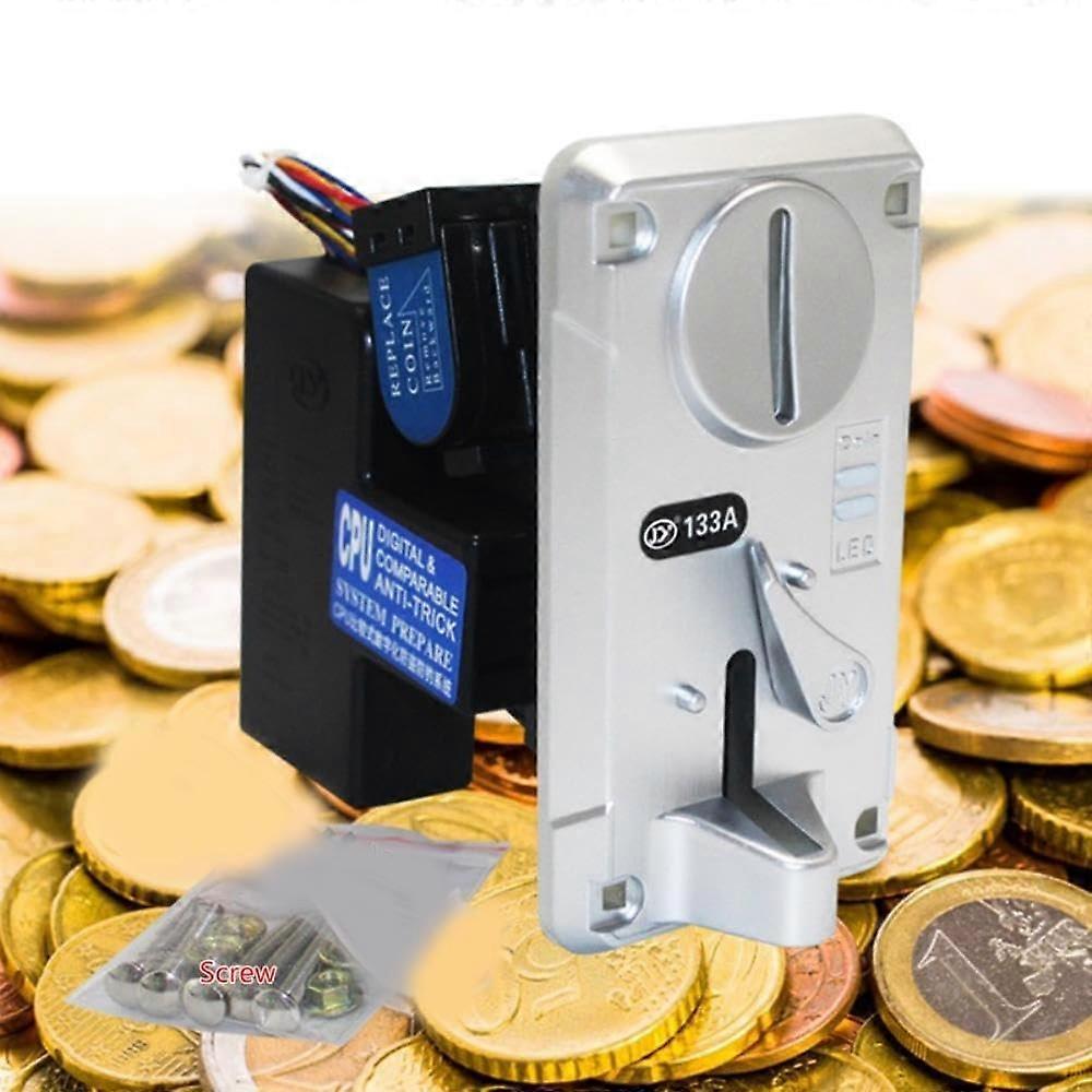 Arcade Coin Acceptor with Accurate CPU Validation and Reliable Token Selector for Game Machines