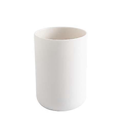 Plastic Drinking Cups 300ml Set of 4 White, Unbreakable Stackable Dishwasher Safe Tumblers