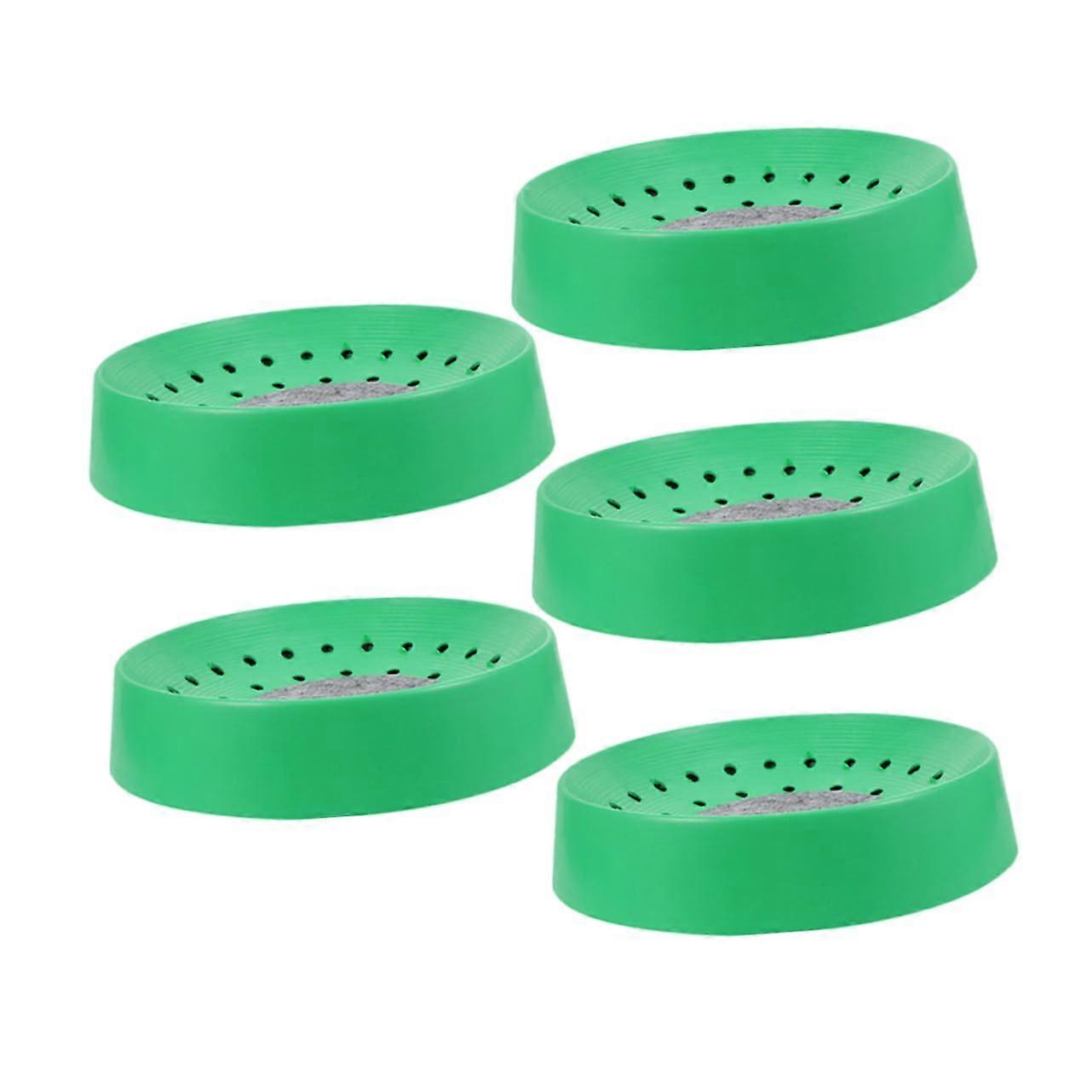 5pcs Plastic Pigeon Nesting Bowl for Breeding with Durable Removable Mat and Safe Mesh Design