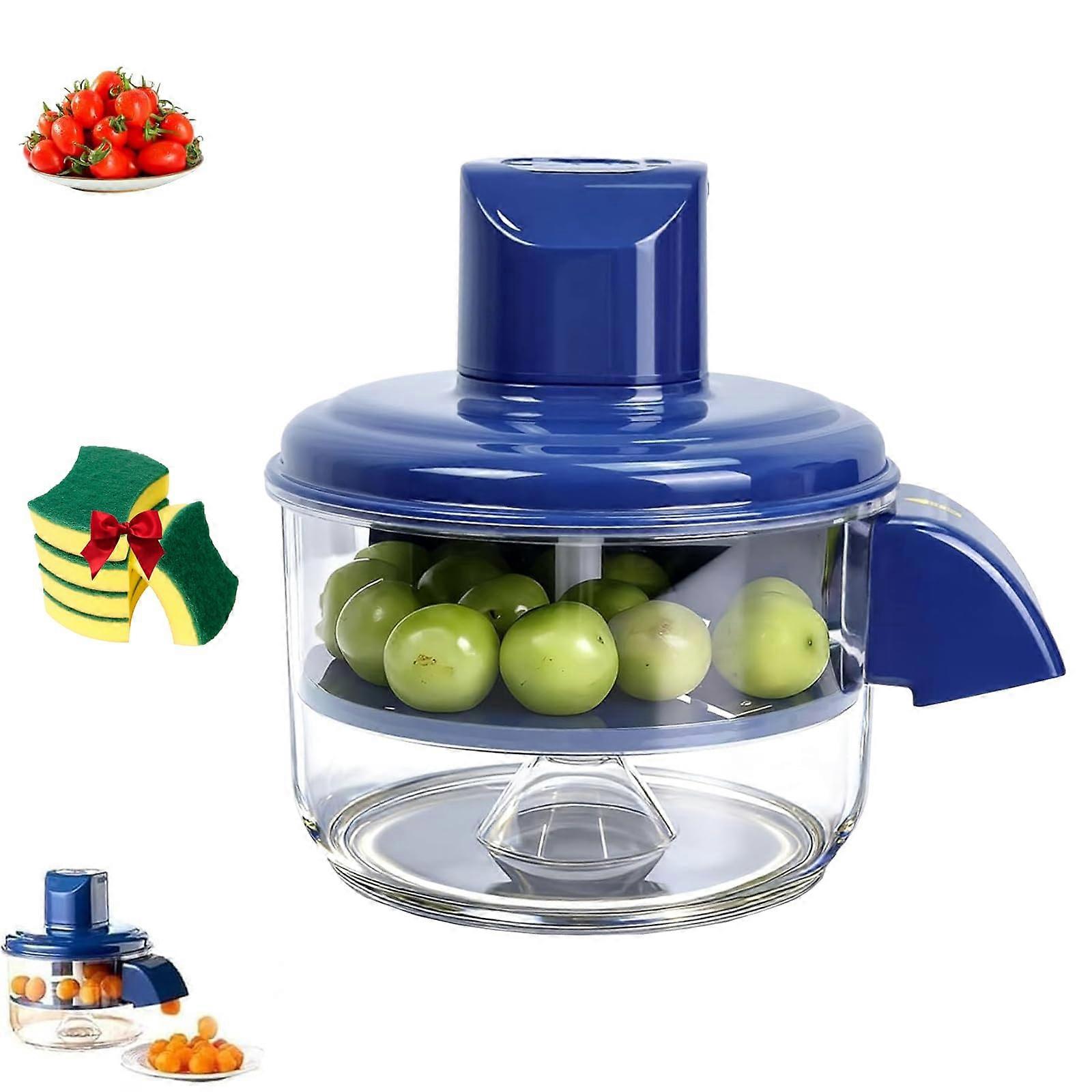 Electric Fruit Peeler Rechargeable Automatic Vegetable Peeler for Garlic Tomato Grape Fast Clean