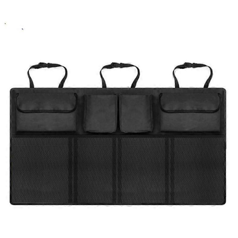 Waterproof Car Trunk Organizer with MultiPocket Foldable Design and Durable Back Seat Protection