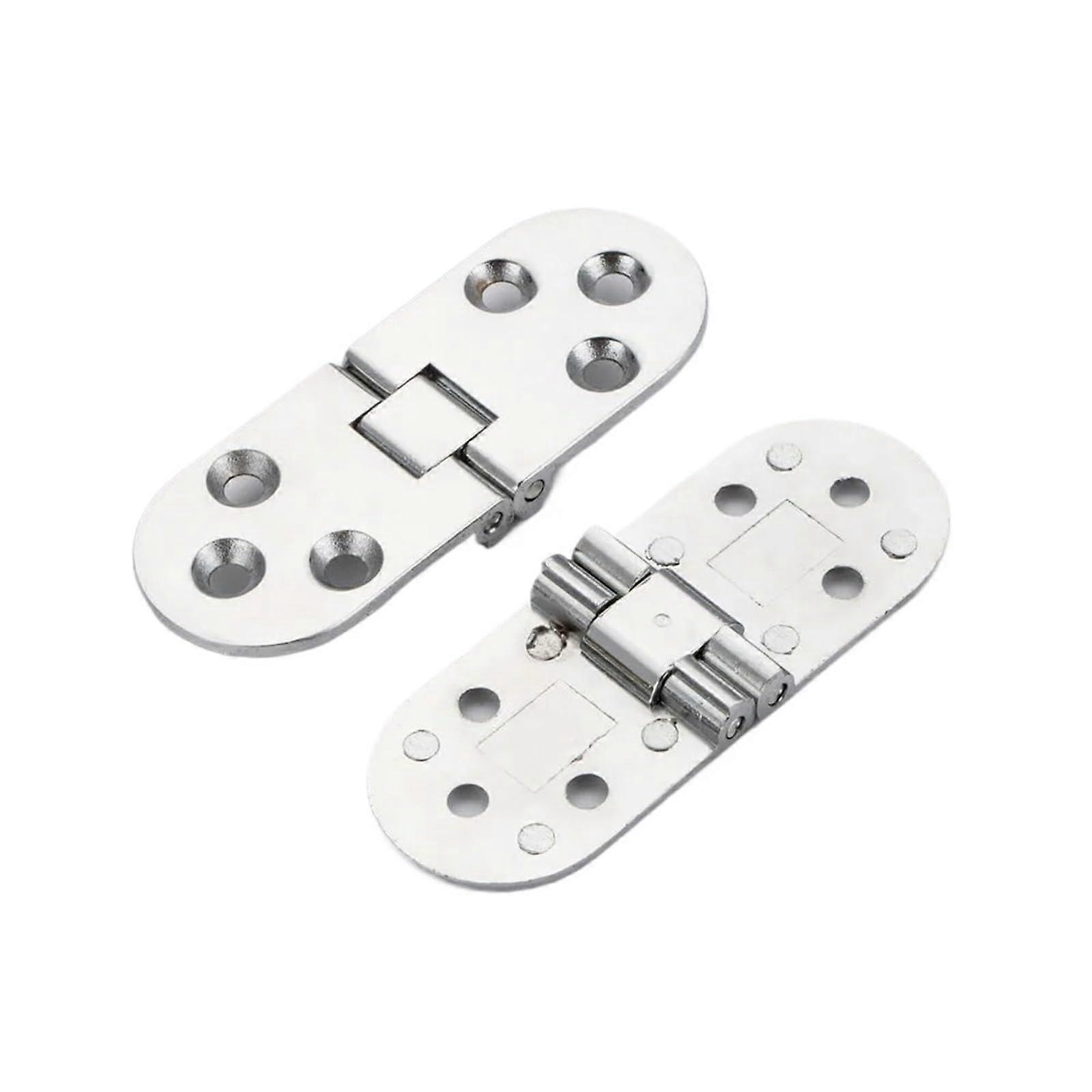 Cabinet Hinges Flush Mount Folding Door Hinges Self Supporting Silver Corrosion Resistant