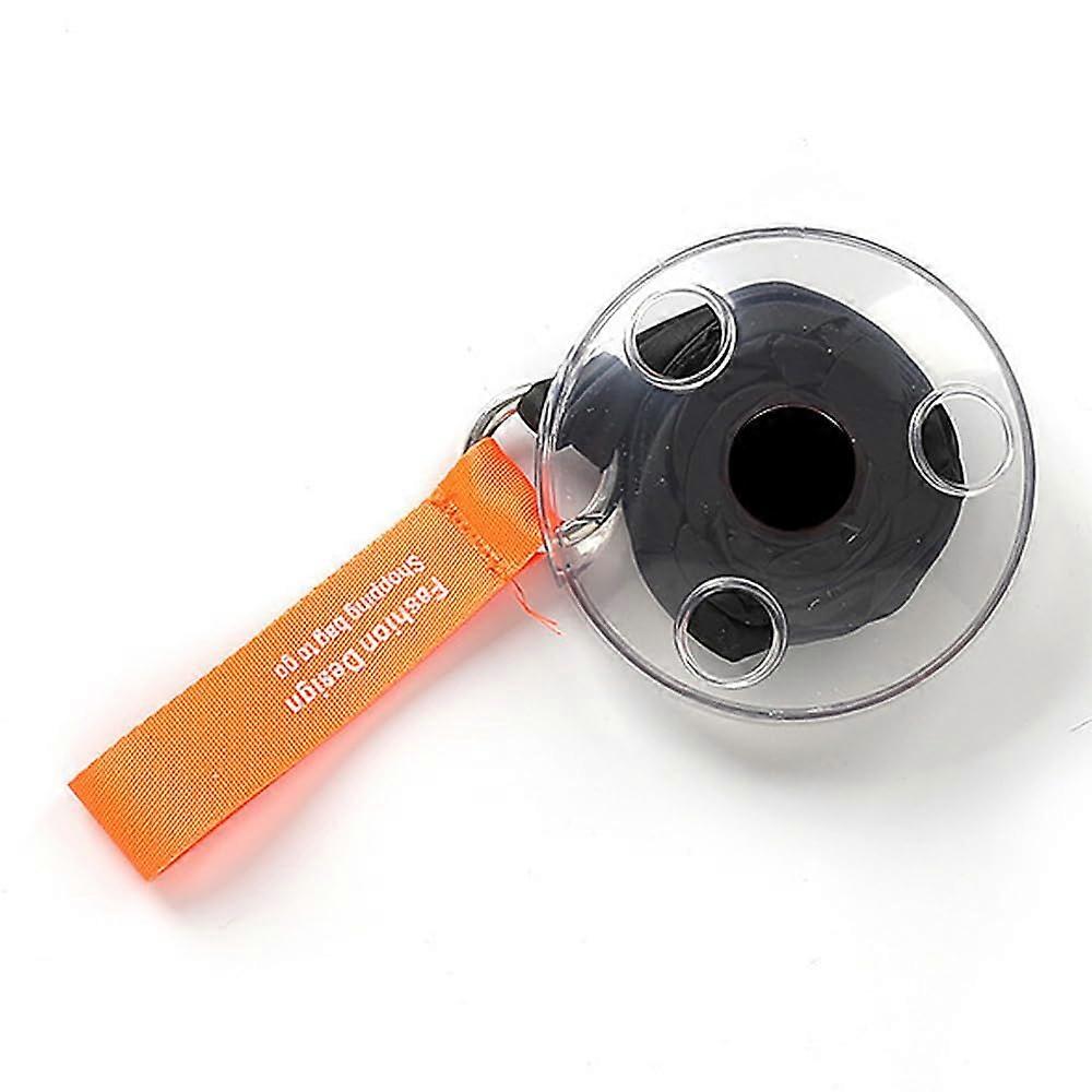 Reusable Foldable Shopping Bag with Compact Round Case, Retractable Design, EcoFriendly Tote