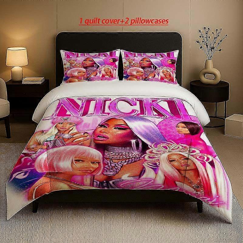 Multi-Faceted Illustration Pattern Set Soft and Comfortable Bedding Set Suitable for All Seasons