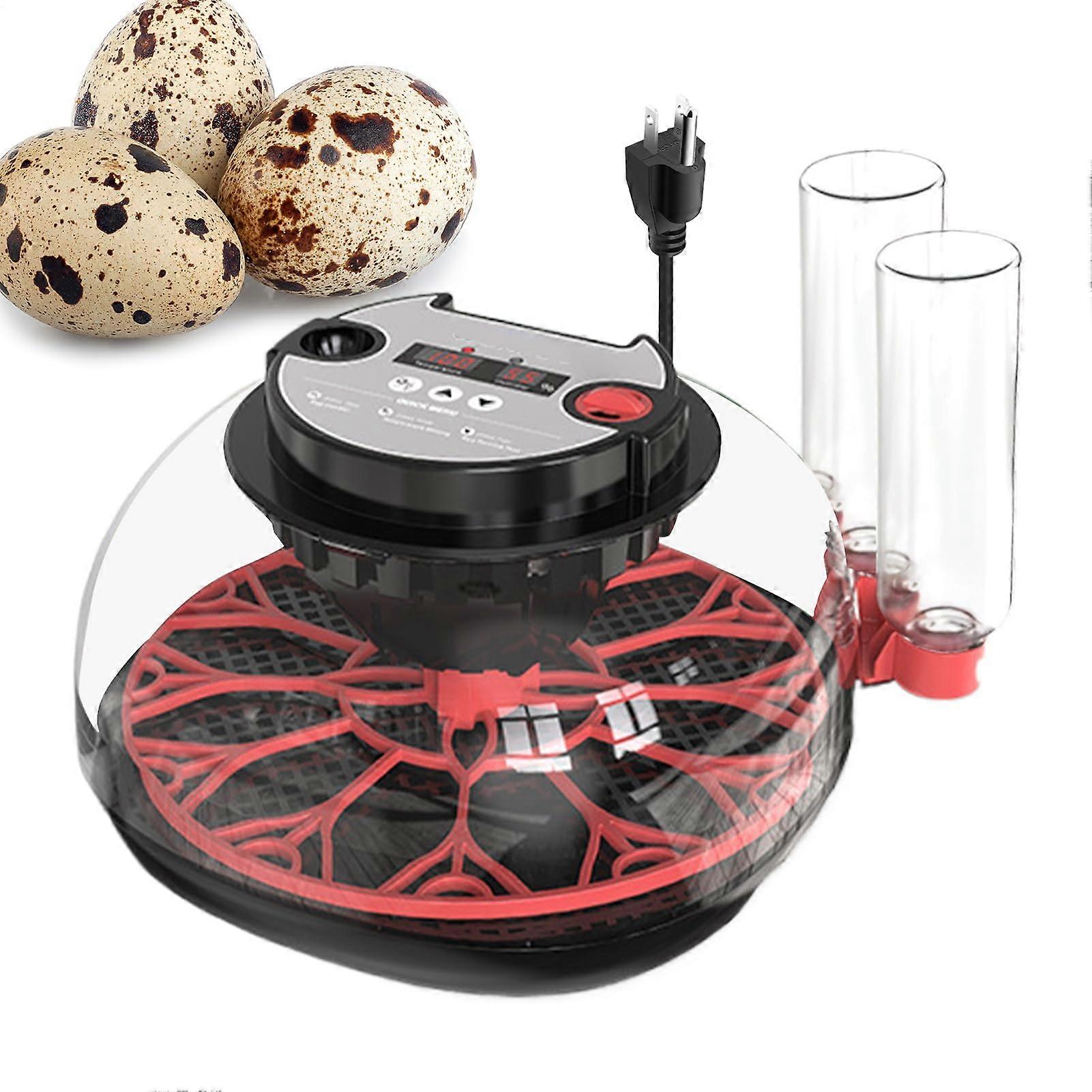 Automatic Egg Incubator with Smart Temperature Control, LED Lighting and Transparent Viewing Cover