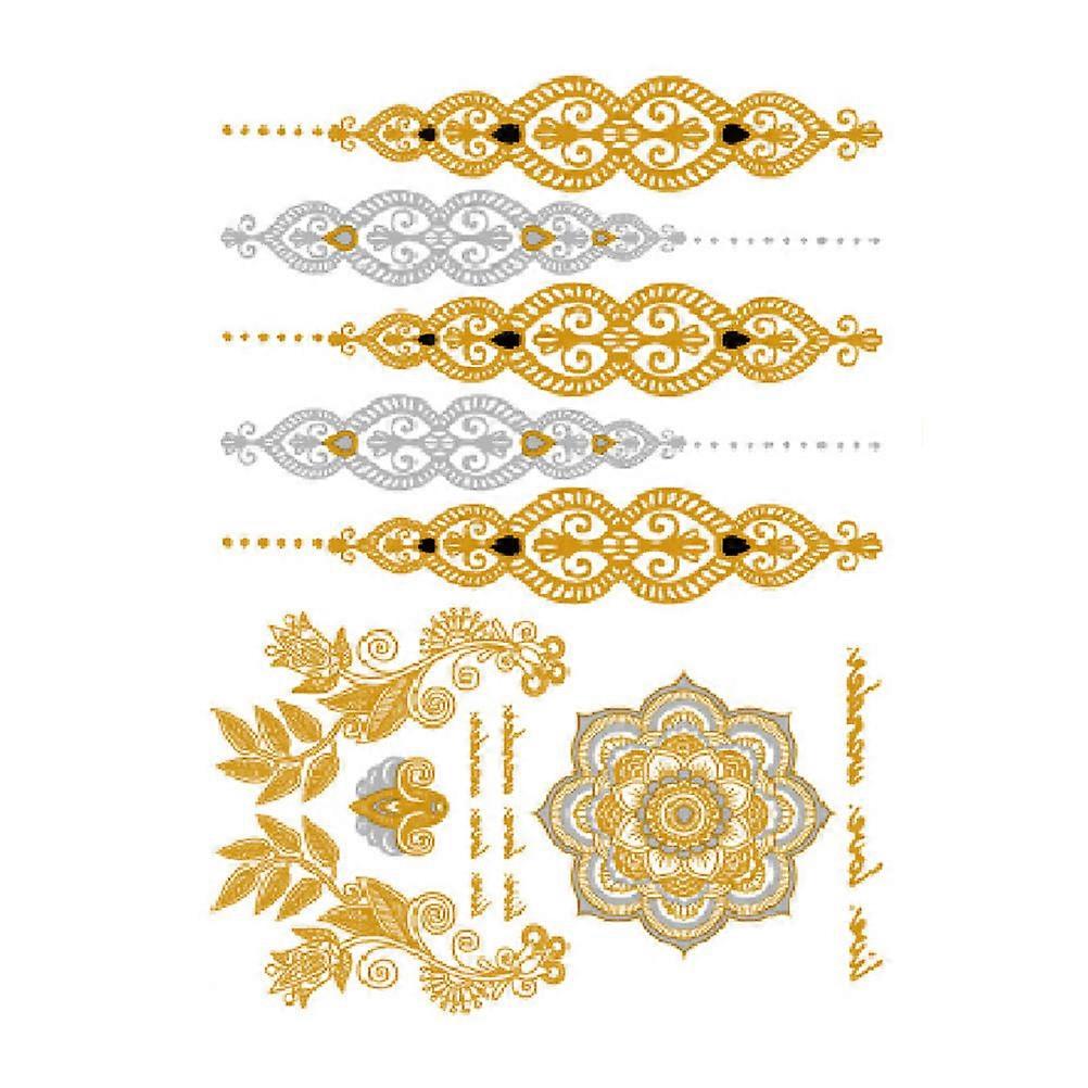 Temporary Waterproof Tattoo Sticker Body Tattoos Decal Paste 5 Sheets Mixed Style