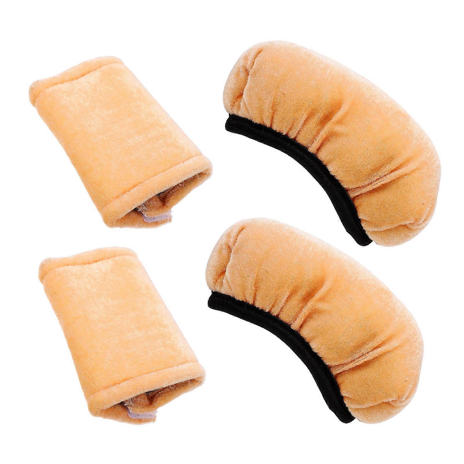 Light Brown Crutch Underarm Cushion for Stability 1Set