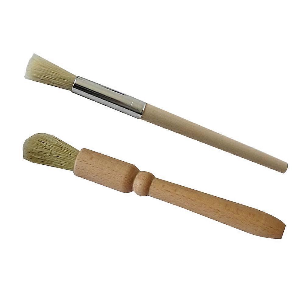 Coffee Machine Cleaning Brush for Espresso Use with 2Pcs Brushes