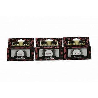 Katie Price False Eyelashes Gift Set 4 X Thame + 4 X Wild + 4 X Fierce