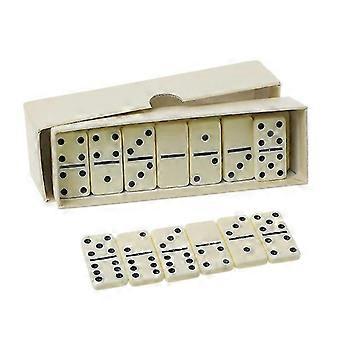 Double Six Dominoe Set Playing Chess Entertainment Recreational Travel Game Toy