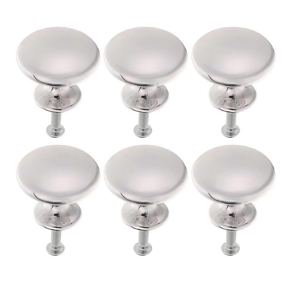 Modern Silver Cabinet Handles and Drawer Knobs Set, Durable Metal Pulls for Wardrobe and Kitchen Cupboards