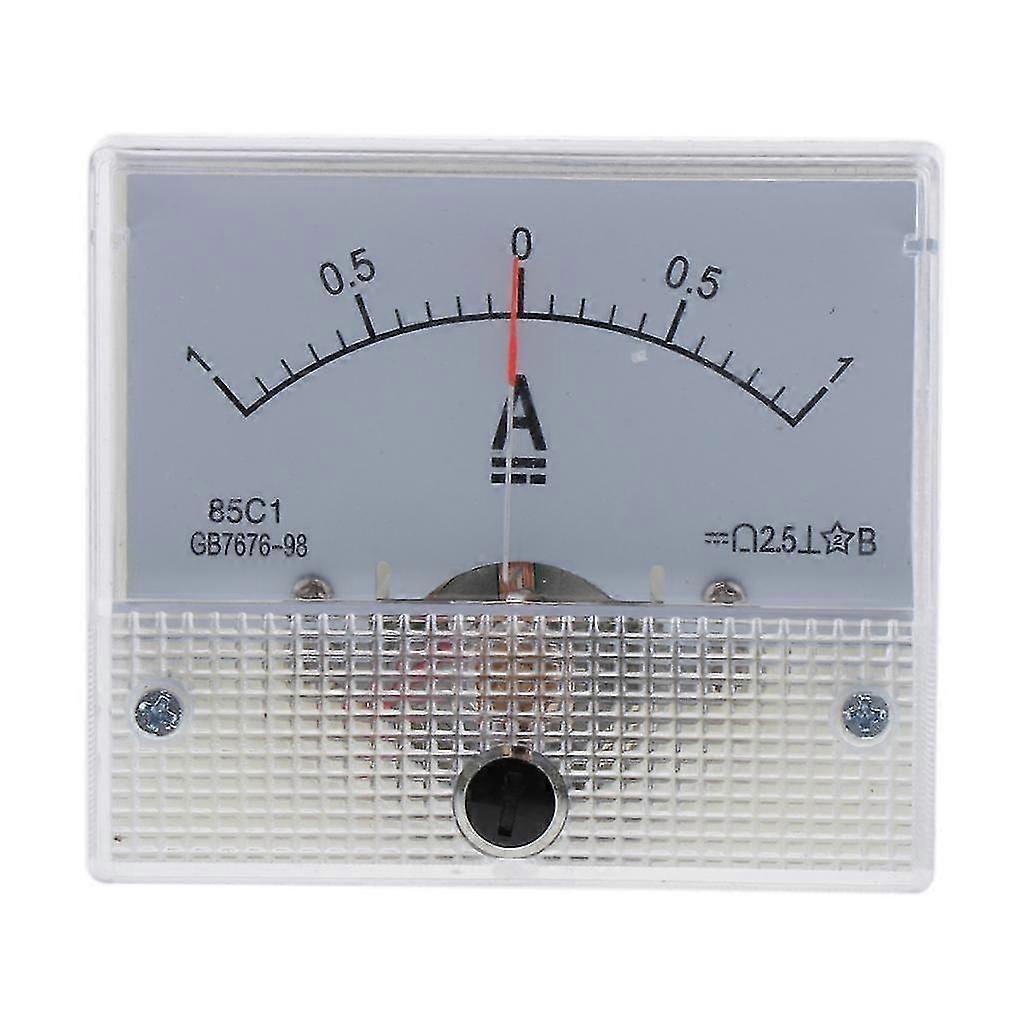 Dc Ammeter Analog Panel Meter Amp Meter Current Gauge 85c1 0-1a