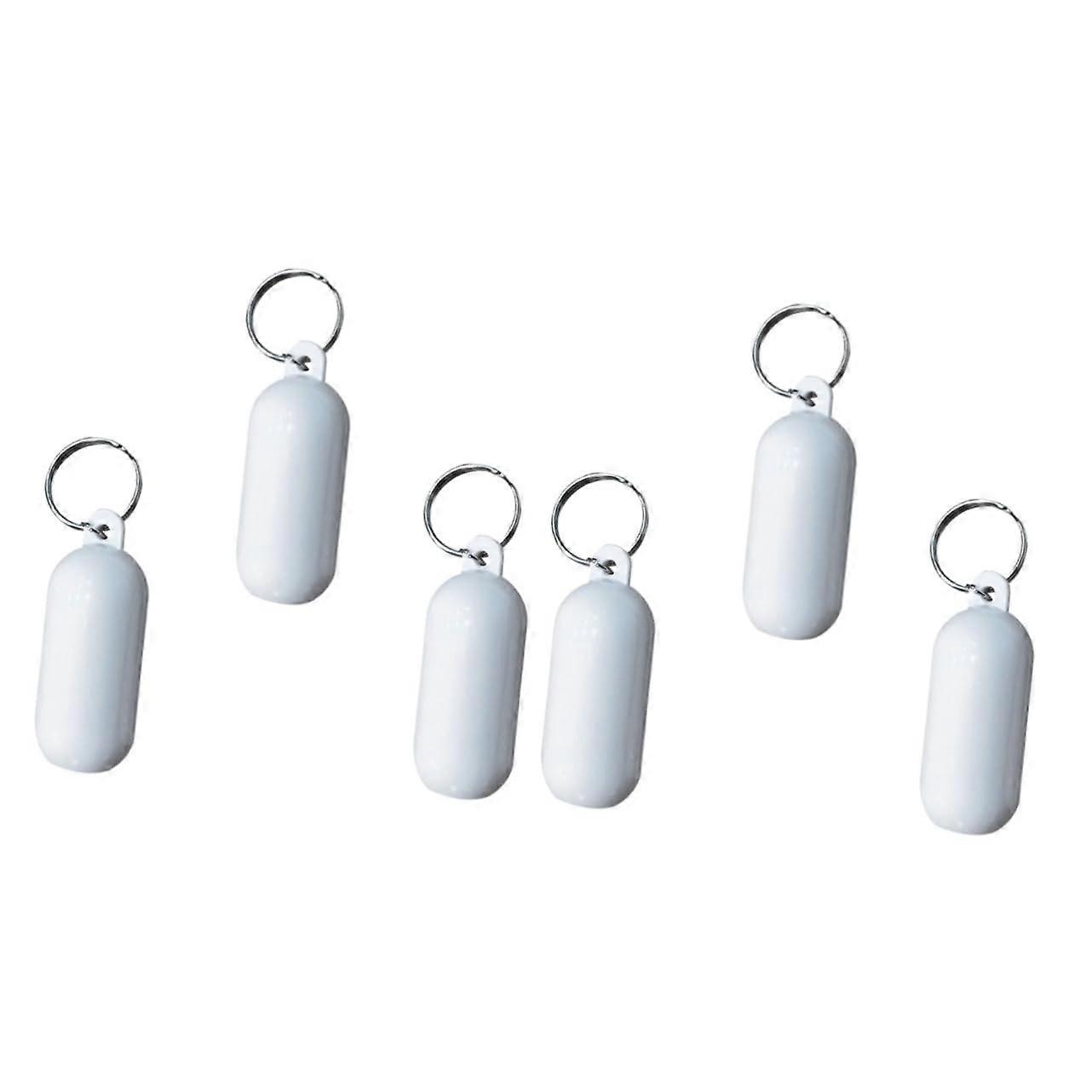 Shark Shaped Floating Keychain Set, ABS Boat Key Float Holder, Bright Design for Boating