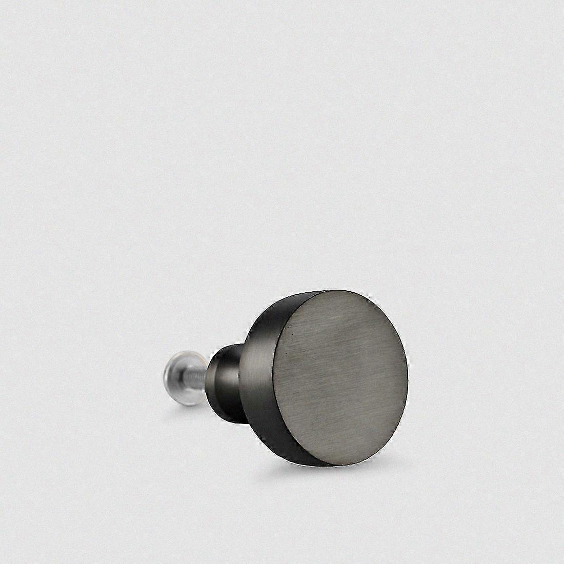 Gunmetal Grey Round Door Knobs - Small Size