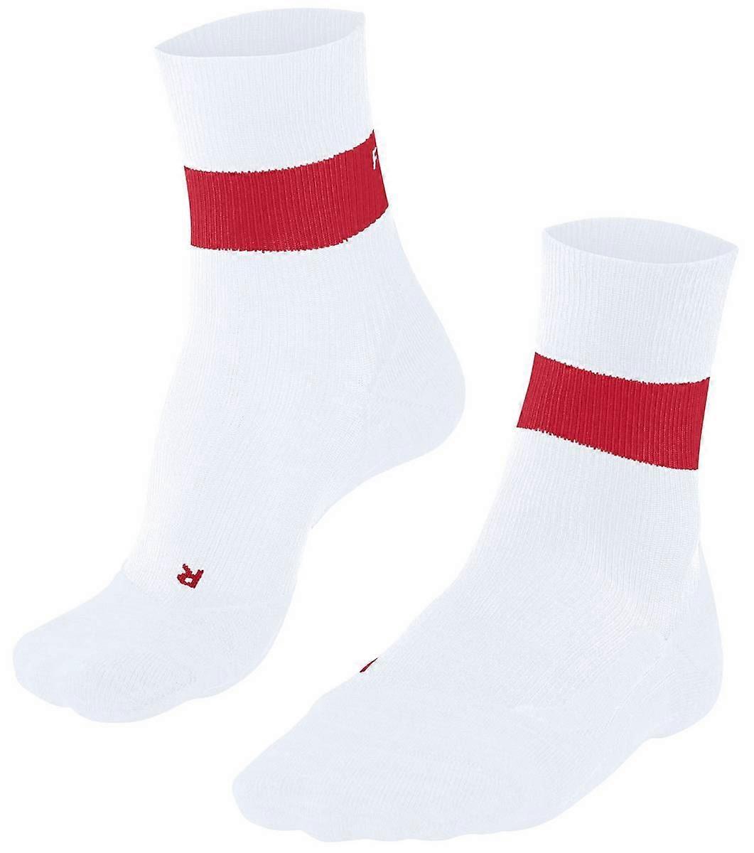 Falke RU Compression Stabilizing Running Socks - White/Red