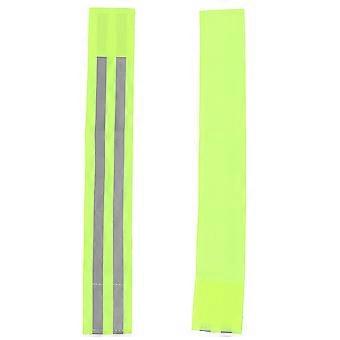 Outdoor Sport Reflektierendes Armband Arm Knöchel Gürtelband (fluoreszierendes Gelb)
