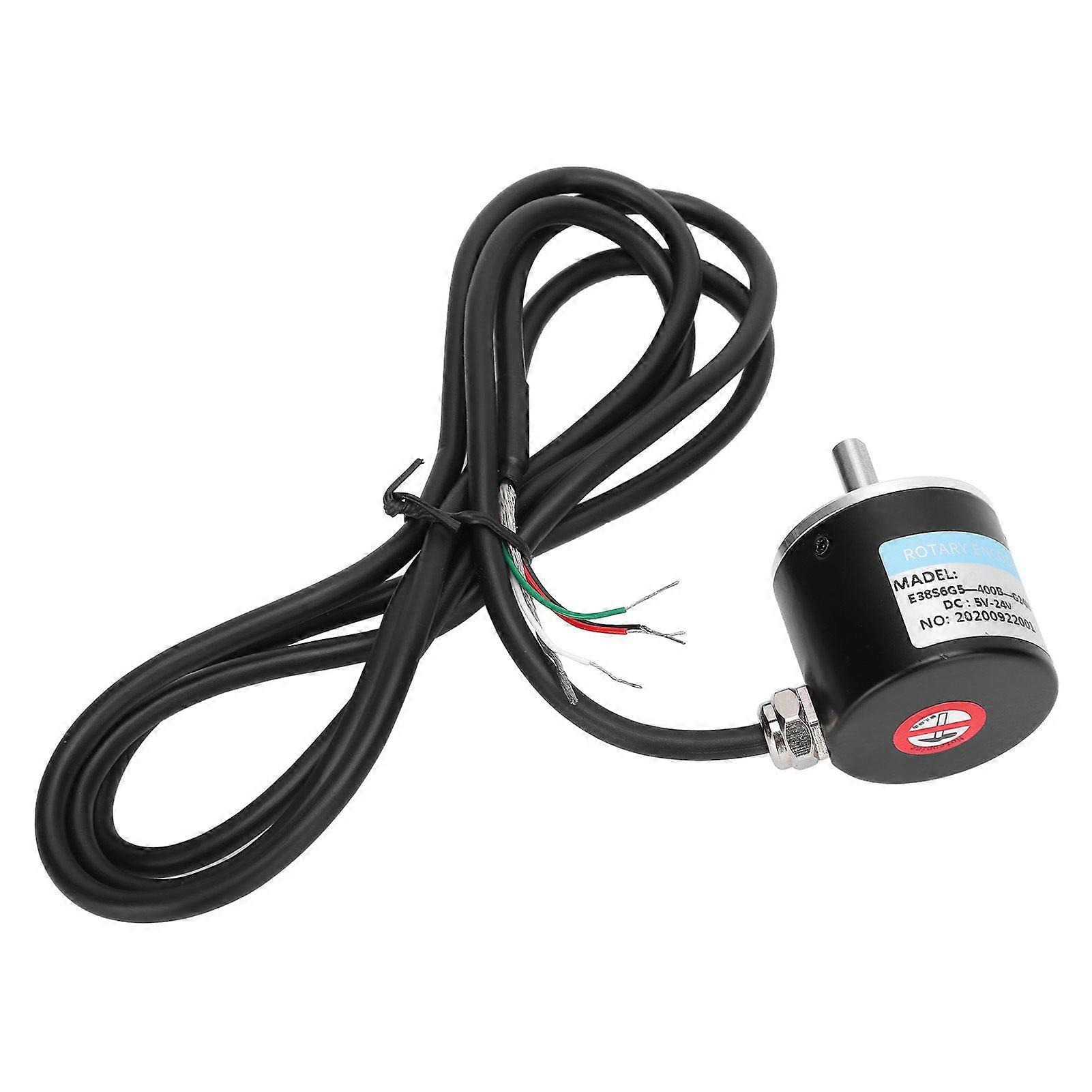 Encoder AB 2?Phase Incremental 5?24V DC Solid Shaft Encoder for Office Automation Engineering400B SH