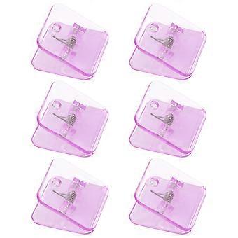 Dog Pee Pad Holder Violet ABS Wall Mount for Indoor Dog Training 18Pcs Set