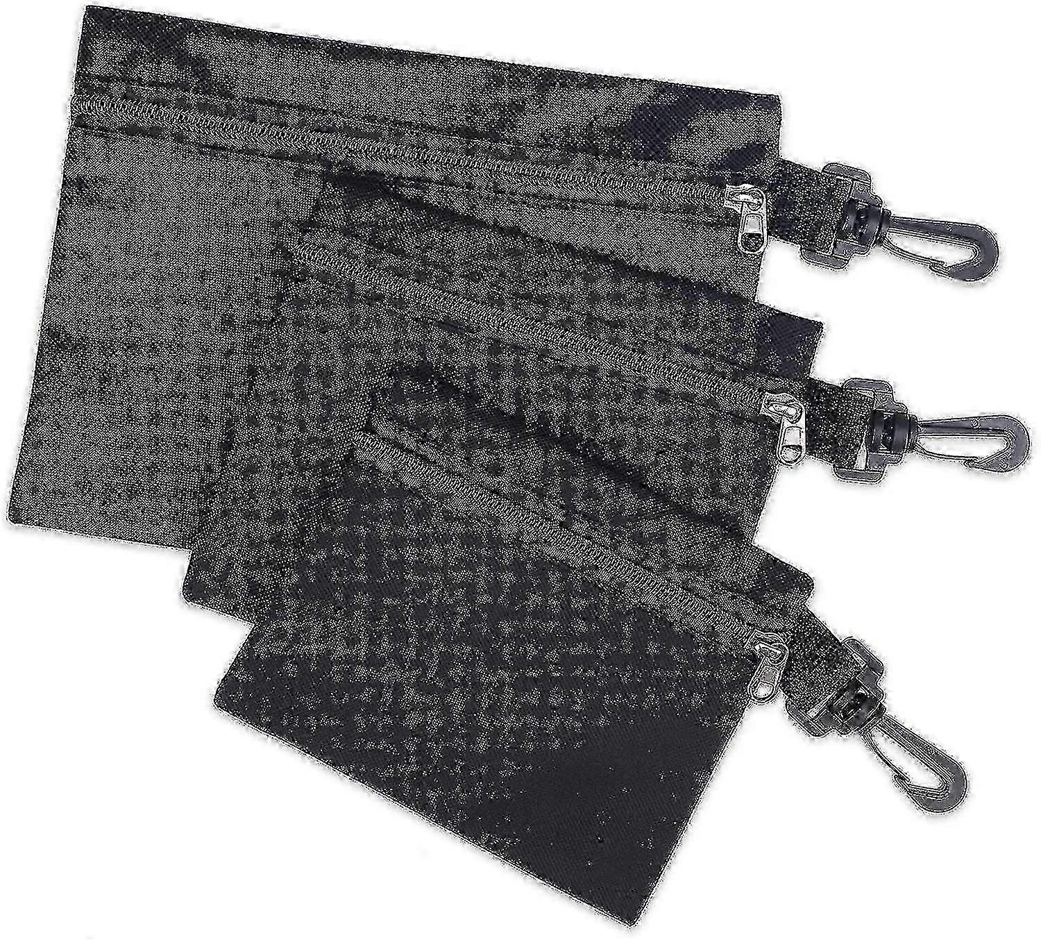 3pcs Small Storage Bags With Hooks