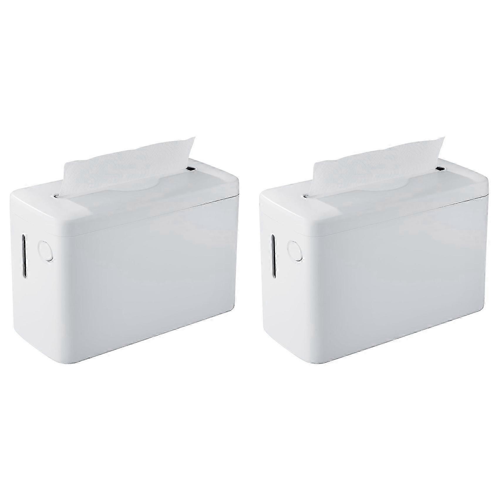 Dispensador de toallas de papel 2X para mostrador, dispensador de toallas de mano comercial, dispensador de toallas de papel plegables múltiples y triples.