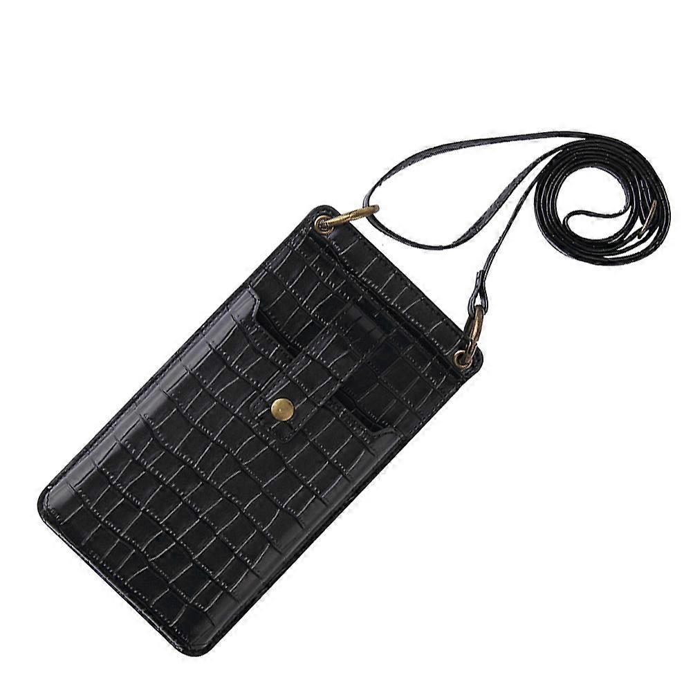 1pc Practical Storage Pouch Adjustable Messenger Bag Chic Cell Phone Bag